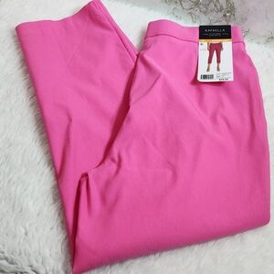 RAFAELLA Pink Stretch Capris